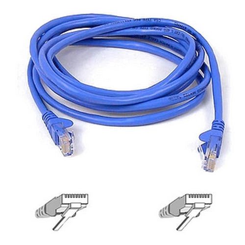 Belkin 20ft Cat5e UTP RJ45 Patch Cable Blue (TAA791-20-BLU-S)