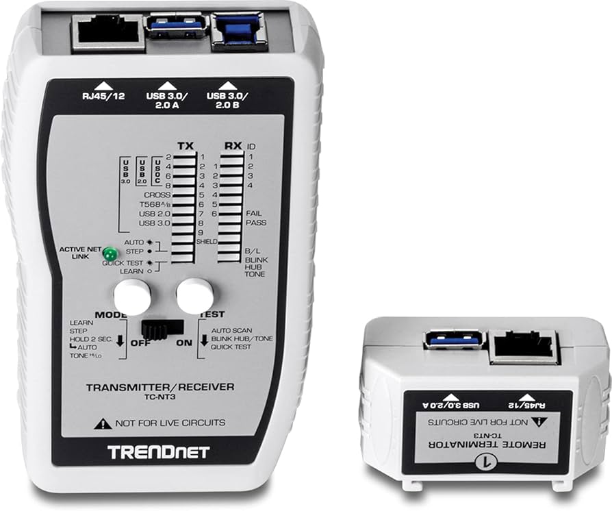 TRENDnet TC-NT3 Testeur de câbles VDV et USB