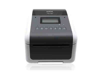 The Brother TD4550DNWB is a high-performance 300dpi direct thermal desktop label printer engineered for fast, reliable output. Featuring an impressive print speed of 6 inches per second, it includes a comprehensive range of connectivity options such as USB, Serial, WLAN, LAN, Host-USB, and Bluetooth MFi support. A 4.3-inch LCD screen facilitates easy operation, making it ideal for diverse industrial and commercial labeling tasks.