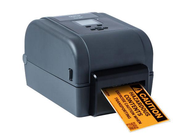 Safety Sign & Facility ID Label Printing Solution - Includes Desktop Printer with Cutter, TT, 300dpi, 6ips, Color LCD, WLAN/ LAN/ USB/ Host-USB/ Ser/