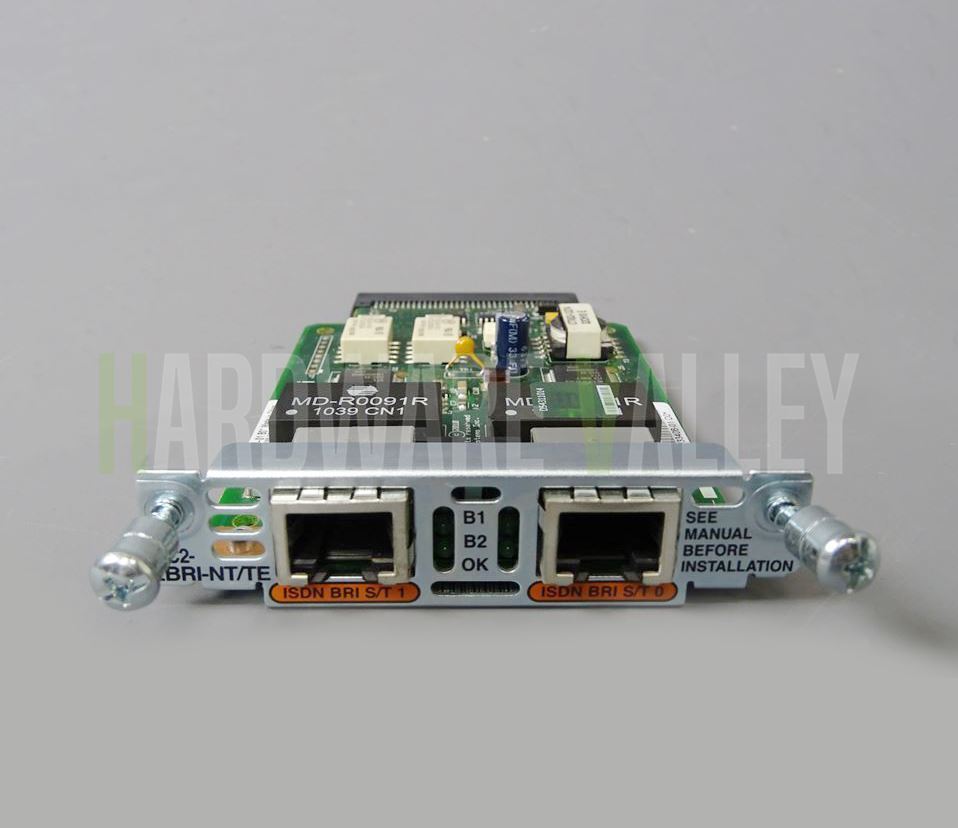 Cisco Two-port Voice Interface Card - BRI (NT and TE)