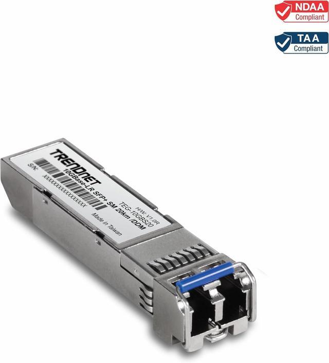 TRENDNET TEG-10GBS20 10GBASE-LR SFP+ Single Mode LC Module