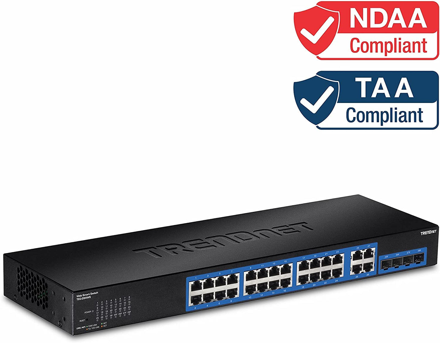Commutateur Web intelligent Gigabit 28 ports TRENDnet TEG-284WS