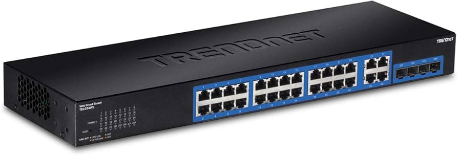 Commutateur Web intelligent Gigabit 28 ports TRENDnet TEG-284WS