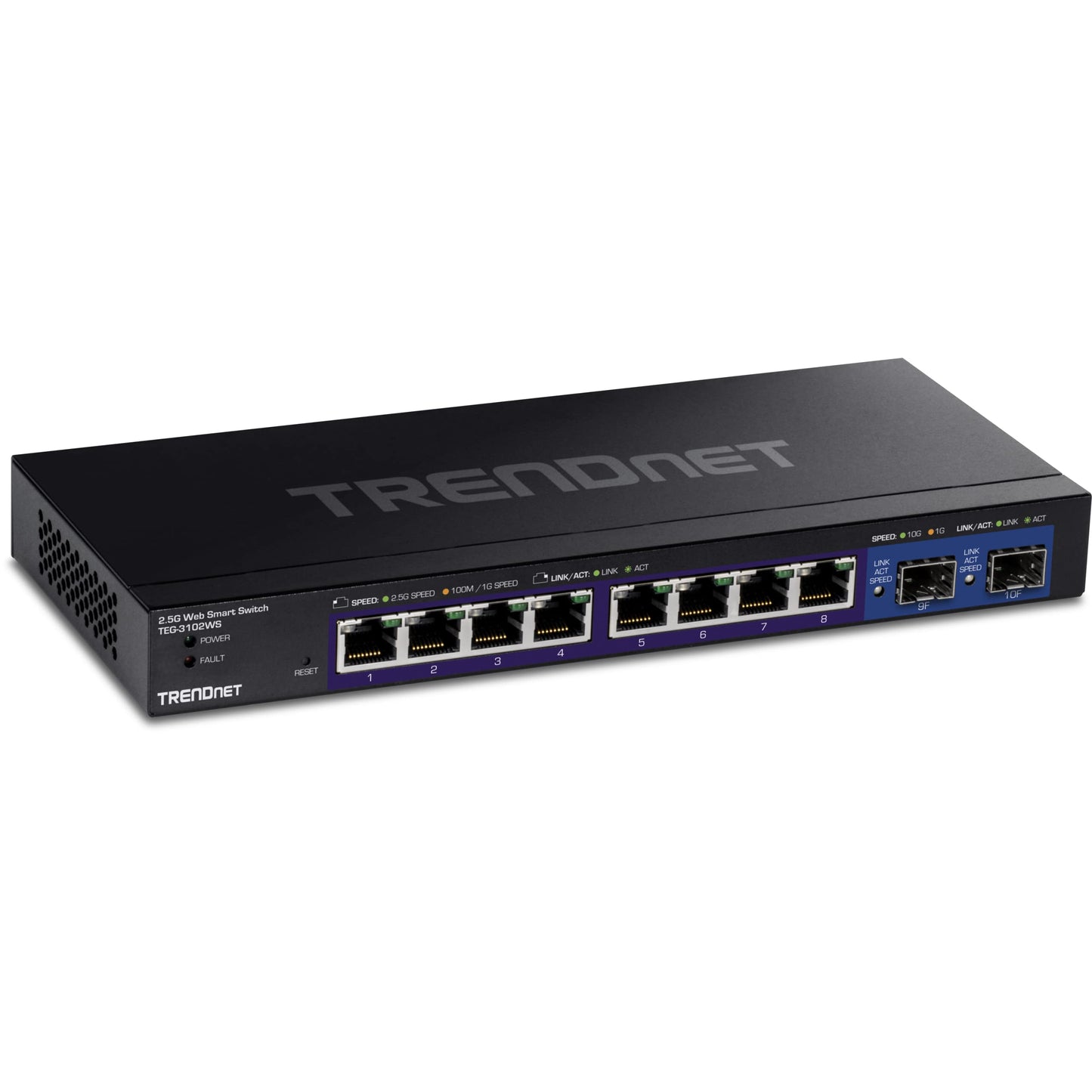 TRENDnet TEG-3102WS 10-Port 2.5G Web Smart Switch