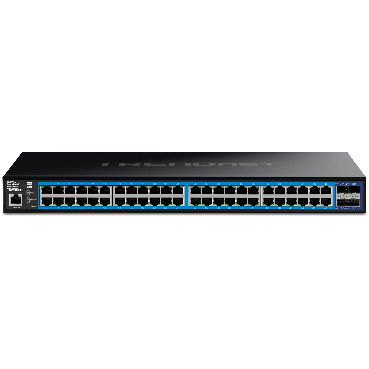 TRENDnet TEG-3524S 52-Port Gigabit Smart Switch with 10G SFP+