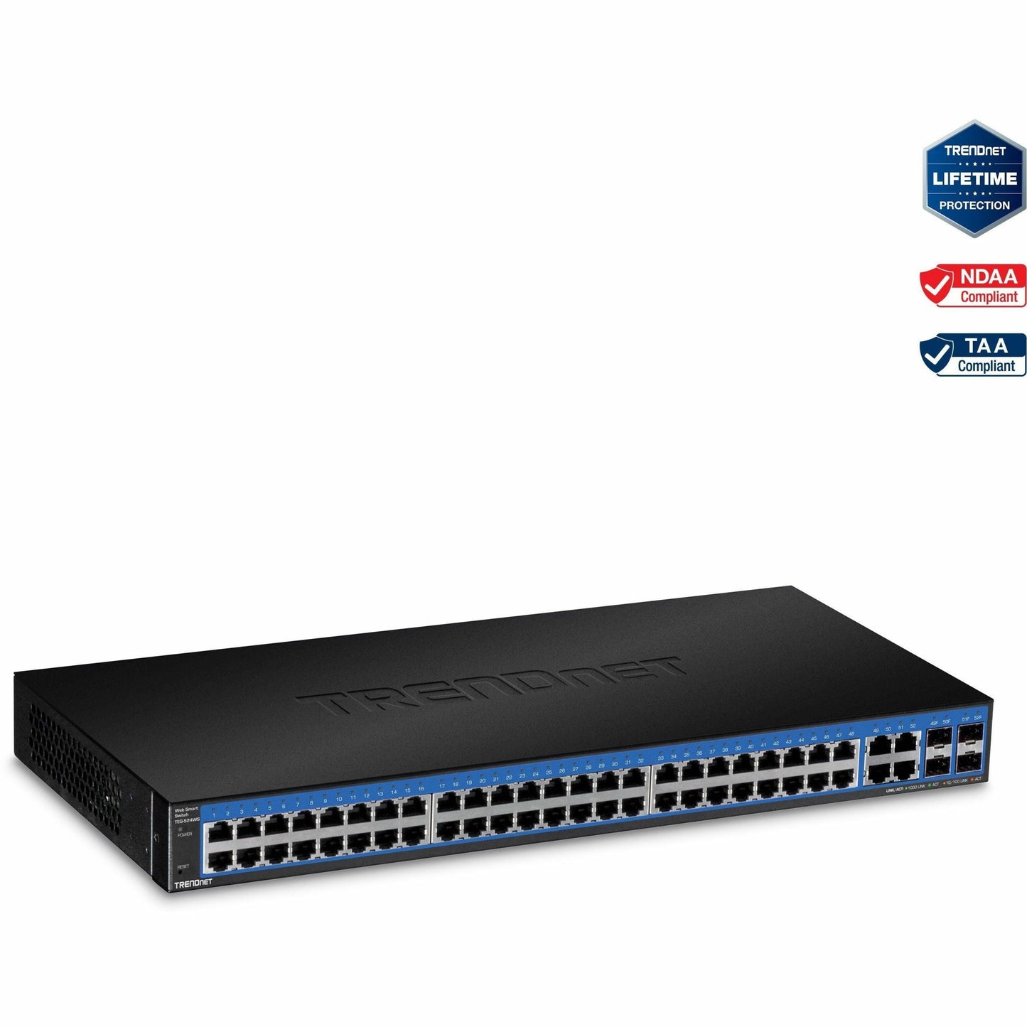 Commutateur Web intelligent Gigabit 52 ports TRENDnet TEG-524WS