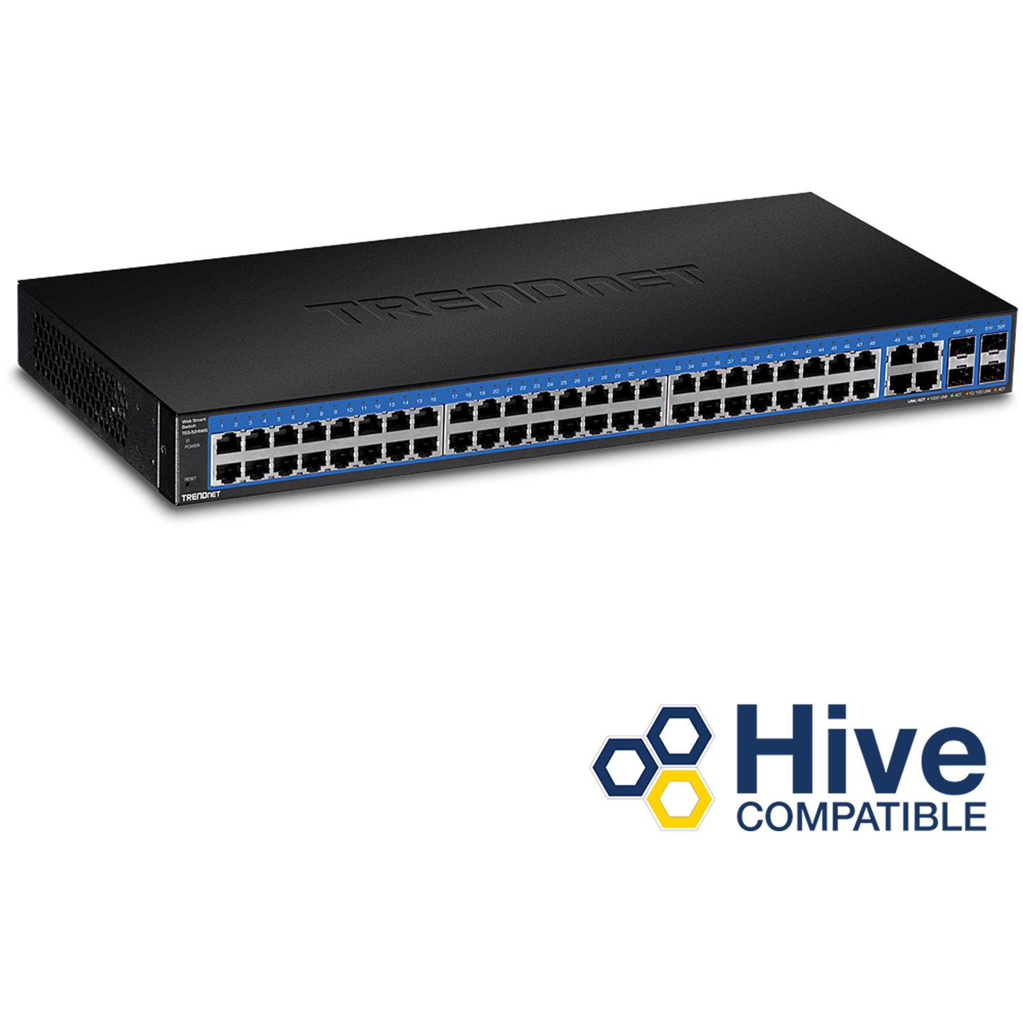 Commutateur Web intelligent Gigabit 52 ports TRENDnet TEG-524WS