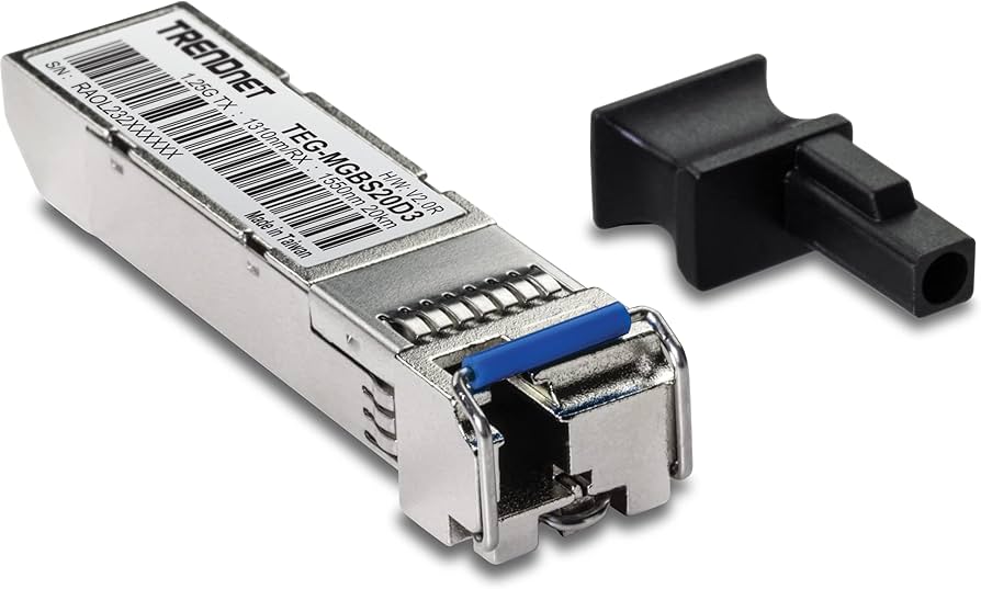 Émetteur-récepteur SFP monomode 1550 nm 20 km Mini-GBIC TRENDnet TEG-MGBS20D5
