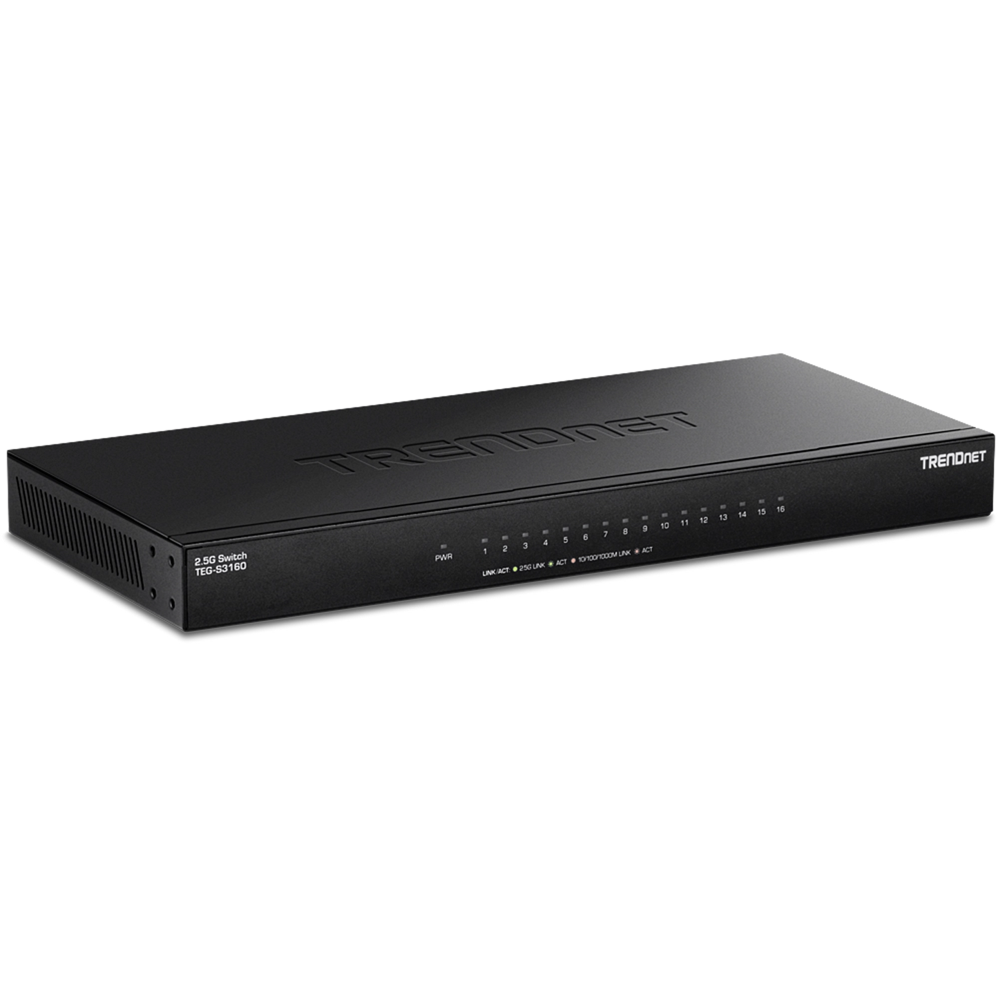 TRENDnet TEG-S3160 16-Port Unmanaged 2.5G Switch Rack-Mountable