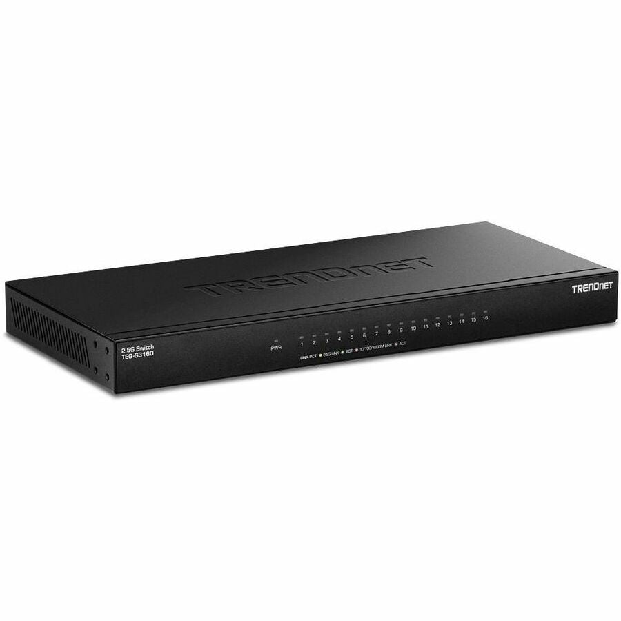 TRENDnet TEG-S3160 16-Port Unmanaged 2.5G Switch Rack-Mountable