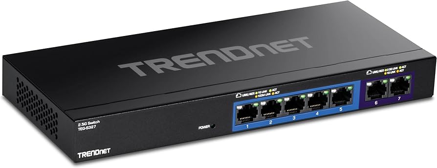 TRENDnet TEG-S327 7-Port Multi-Gig Wired Switch