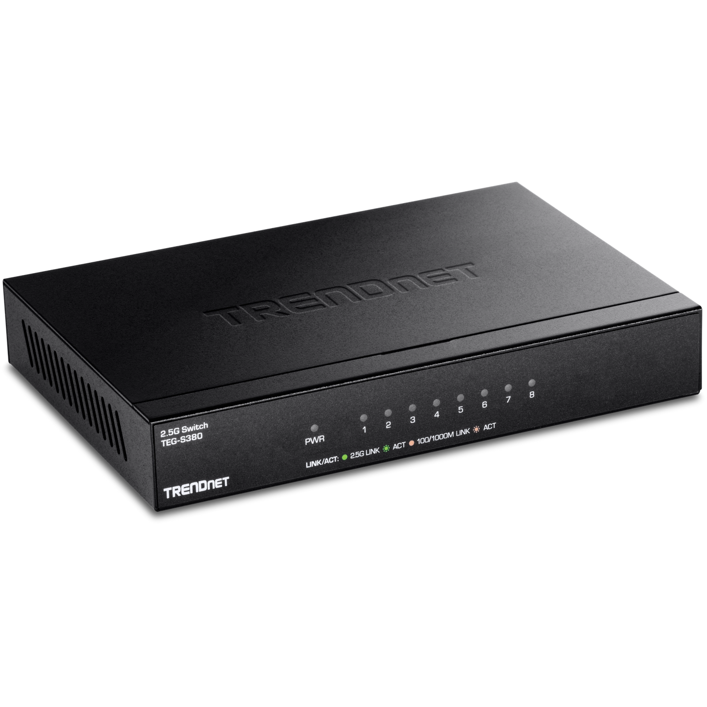 TRENDnet TEG-S380 8-Port Unmanaged 2.5G Switch, Wall-Mountable
