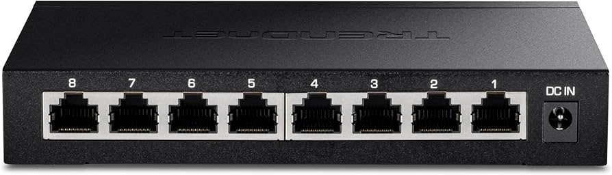 TRENDnet TEG-S380 8-Port Unmanaged 2.5G Switch, Wall-Mountable