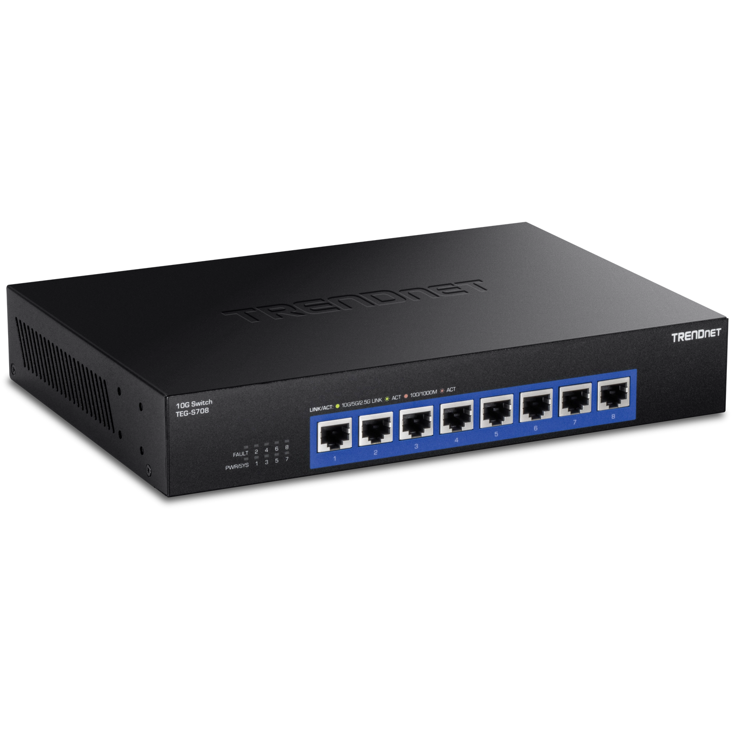 TRENDnet TEG-S708 8-Port 10G Rack-Mountable Switch
