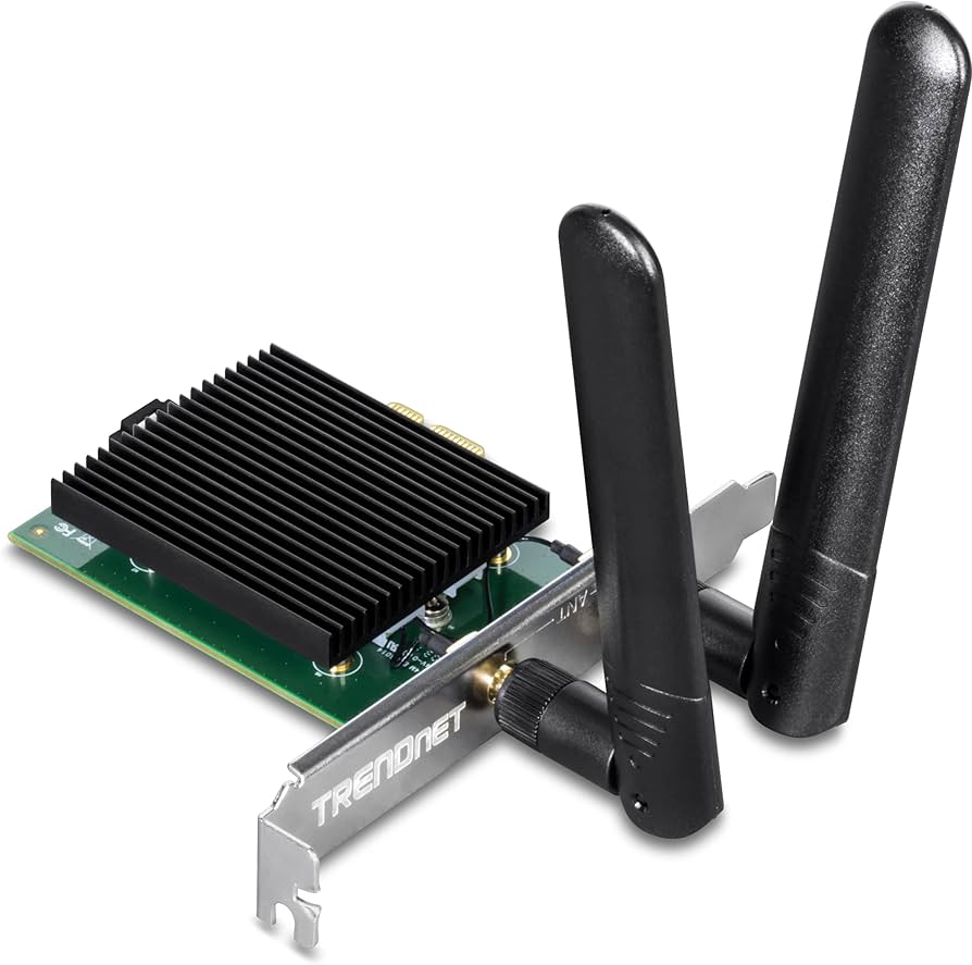 TRENDnet TEW-907ECH AX3000 Wireless Dual Band & Bluetooth 5.2 PCIe Adapter