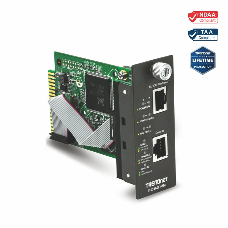 Module de gestion TRENDnet TFC-1600MM pour châssis TFC-1600