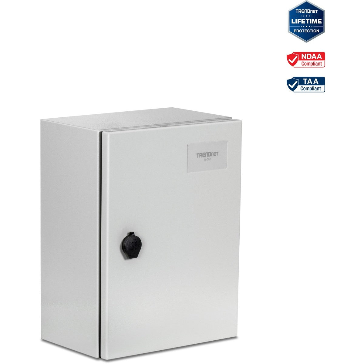 Boîtier extérieur en acier TRENDnet IP66 avec porte à charnière verrouillable