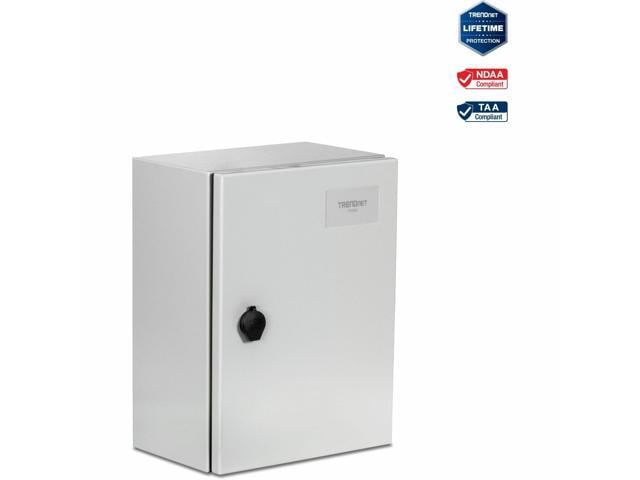 Boîtier extérieur en acier TRENDnet IP66 avec porte à charnière verrouillable