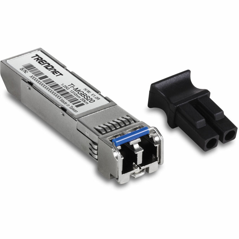 TRENDnet TI-MGBS20 Hardened Mini-GBIC SFP Module, 1.25 Gbps, 20KM
