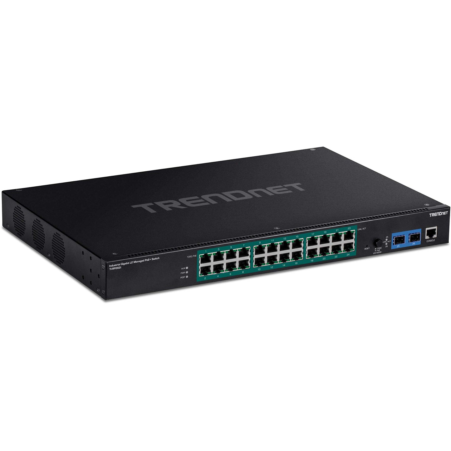 TRENDnet TI-RP262I 26-Port Industrial Gigabit L2 Managed PoE+ Switch