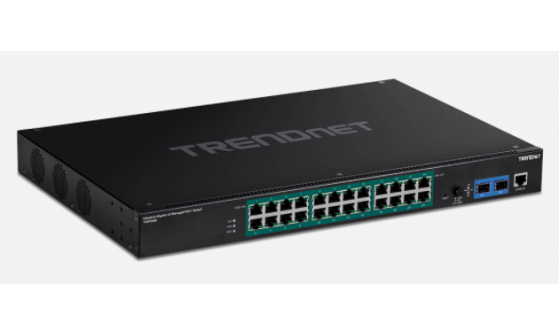 TRENDnet TI-RP262I 26-Port Industrial Gigabit L2 Managed PoE+ Switch