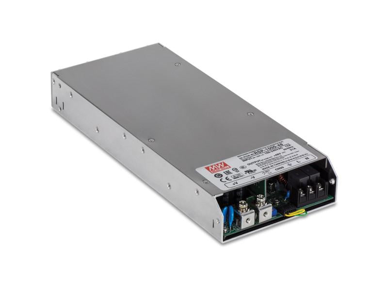 The TRENDnet TI-RSP100048 is an industrial-grade 1000W AC to DC power supply, designed to deliver 48V DC at 21A for powering high-demand equipment such as PoE switches and wireless access points. Engineered for reliability and performance, it features Remote Sense to compensate for voltage drops and ensures stable delivery even in rugged environments. Built for long service life, it offers an MTBF of over 313,000 hours.