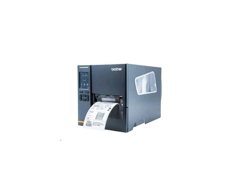 The Brother TJ-4021TN is a rugged, high-performance thermal label printer designed for demanding industrial applications. Its fast print speeds of up to 10 inches per second, combined with a 203 dpi resolution, enable efficient label production with precision. Equipped with wired connectivity options including LAN, USB, serial, and USB host, and supported by a 3.5" color touch panel, this printer delivers ease of use and operational versatility.