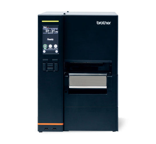 Imprimante d'étiquettes industrielle Brother TJ4422TN 4,5 pouces, 203 dpi, rembobinage, écran tactile