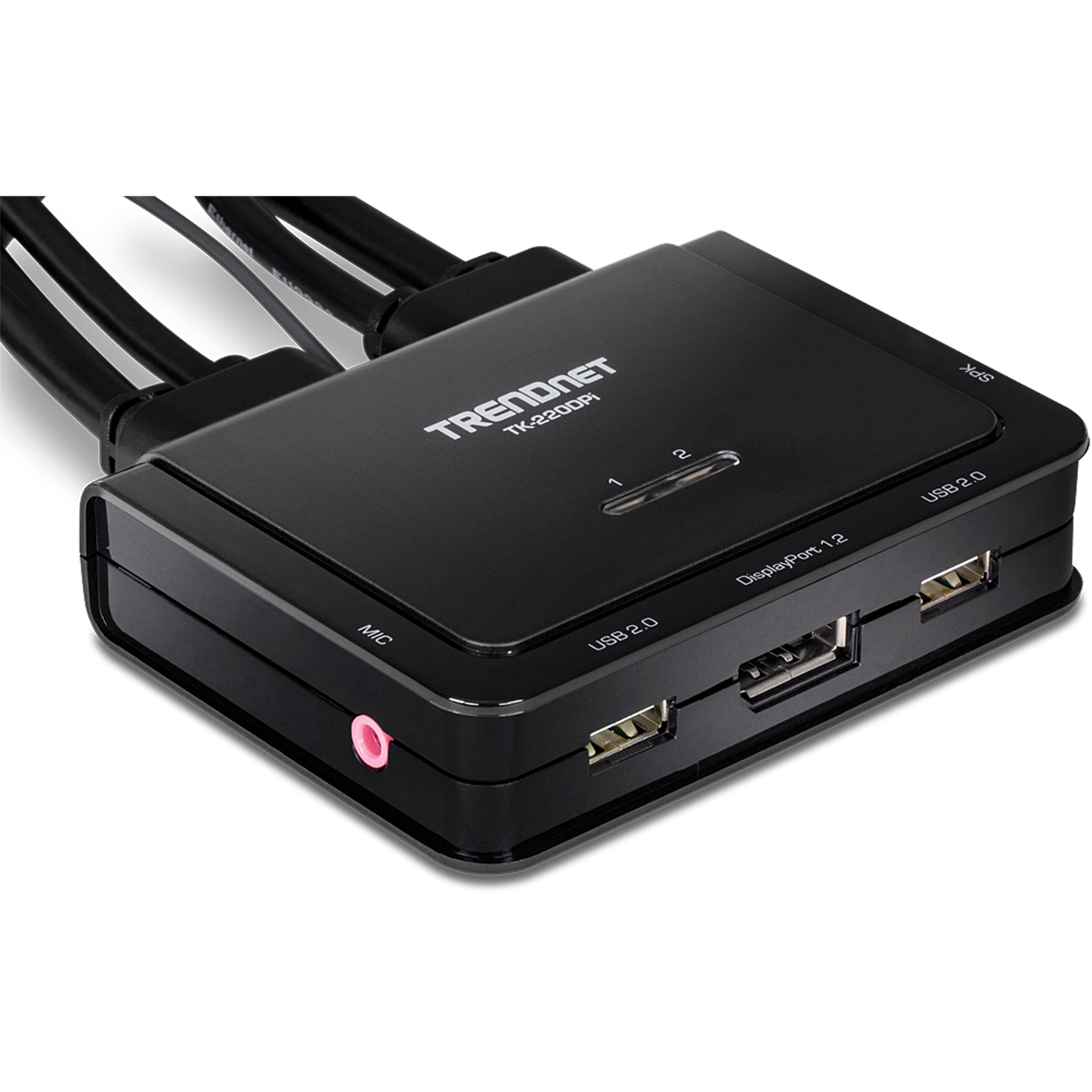 TRENDnet TK-220DPI 2-Port 4K DisplayPort KVM Switch