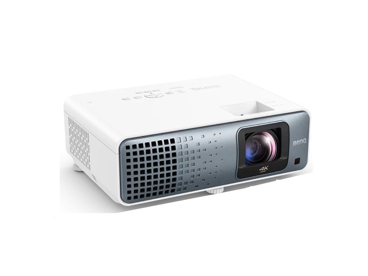 The BenQ TK710STI is a high-performance 4K Ultra HD laser projector delivering 3200 ANSI lumens, a 600,000:1 contrast ratio, and support for HDR and 95% Rec.709 color accuracy. With a short throw ratio of 0.69–0.83 and built-in 5W speaker, it's optimized for immersive big-screen viewing in home or business environments. HDMI 2.0b connectivity and a 3-year warranty add to its professional appeal.