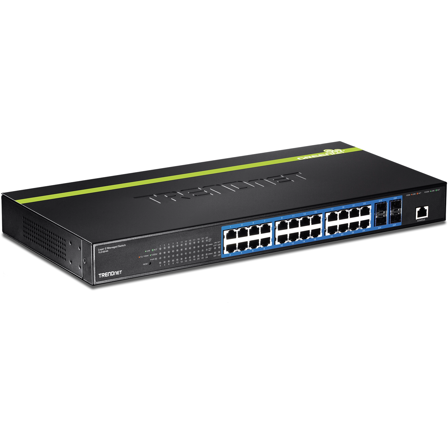 Commutateur Gigabit couche 2 à 24 ports TRENDnet TL2-G244