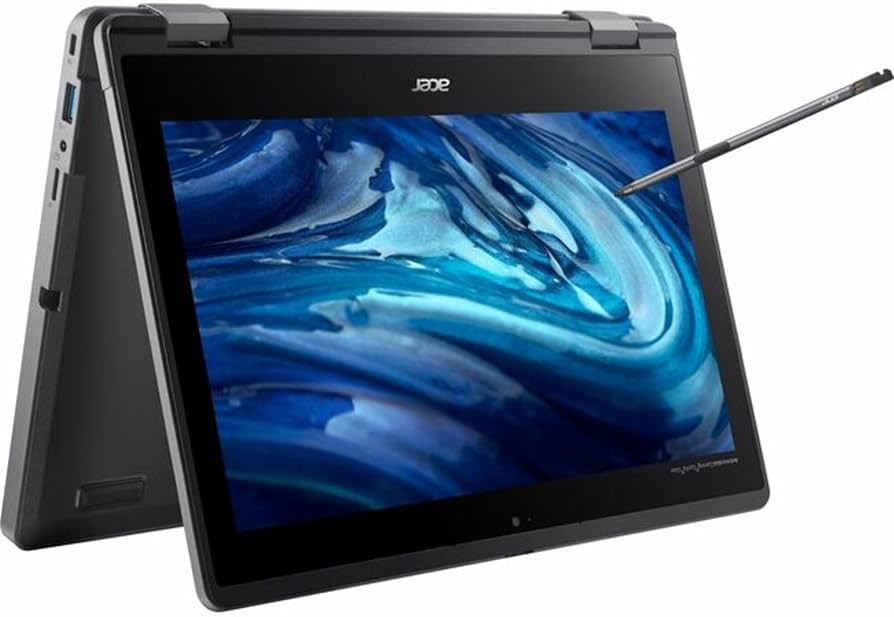 Ordinateur portable ACER TMB311RN 11,6" IPS tactile, Intel N100, 8 Go LPDDR5, SSD 128 Go