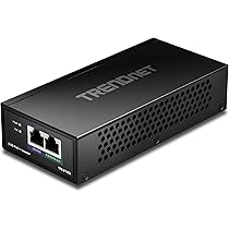 TRENDnet TPE-219GI 2.5G PoE++ Injector – 90W, Metal Housing, 802.3bt, TAA Compliant