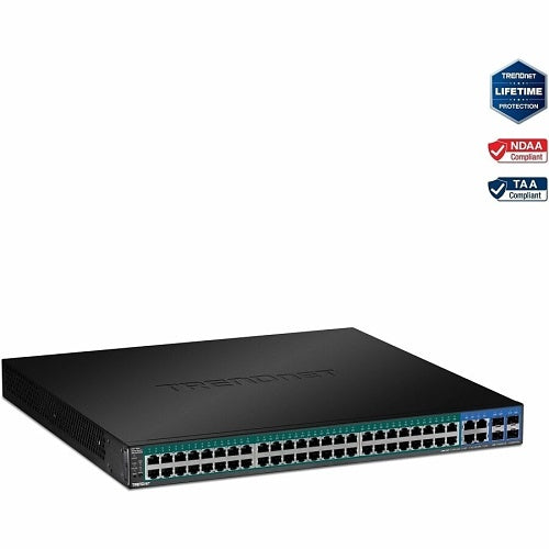 Commutateur Web intelligent PoE+ Gigabit 52 ports TRENDnet TPE-5240WS