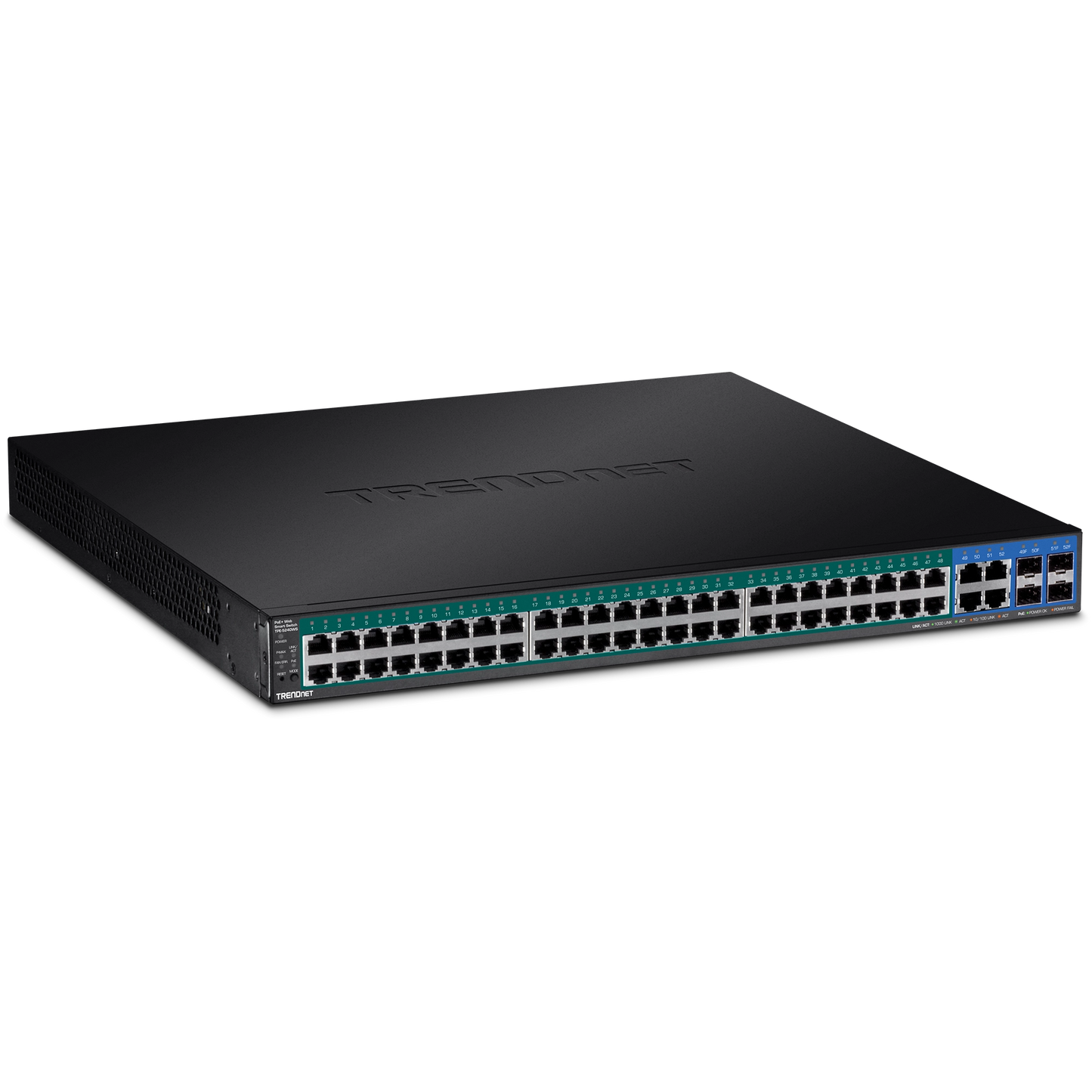 Commutateur Web intelligent PoE+ Gigabit 52 ports TRENDnet TPE-5240WS