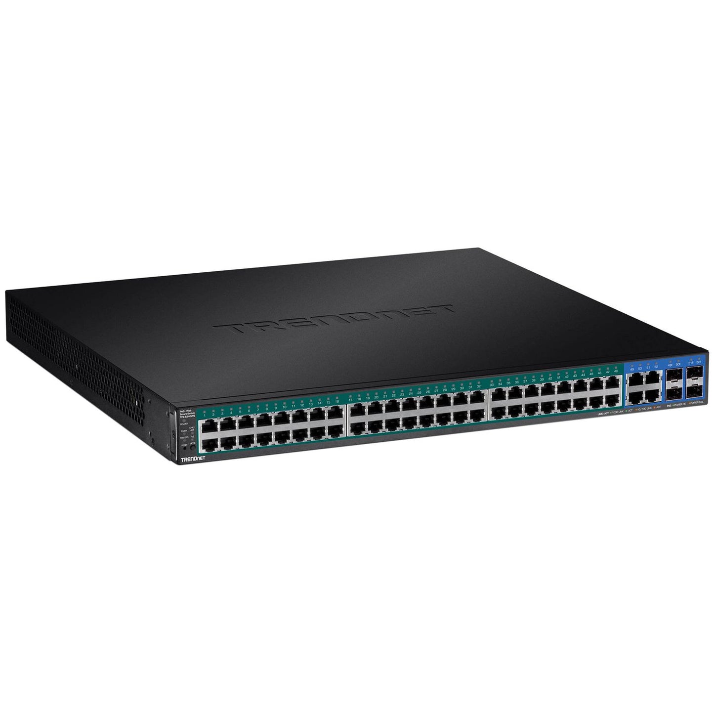 Commutateur Web intelligent PoE+ Gigabit 52 ports TRENDnet TPE-5240WS