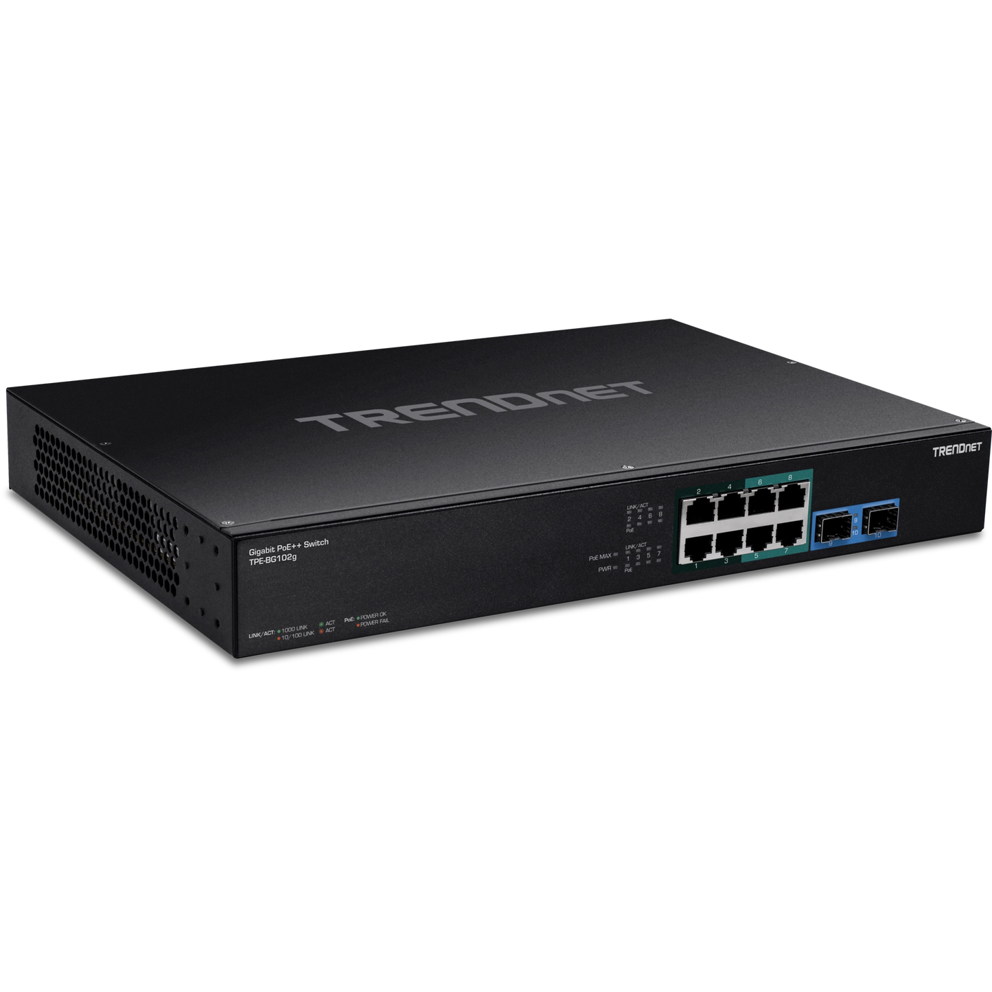 TRENDnet TPE-BG102G 10-Port Gigabit 4PPoE Switch