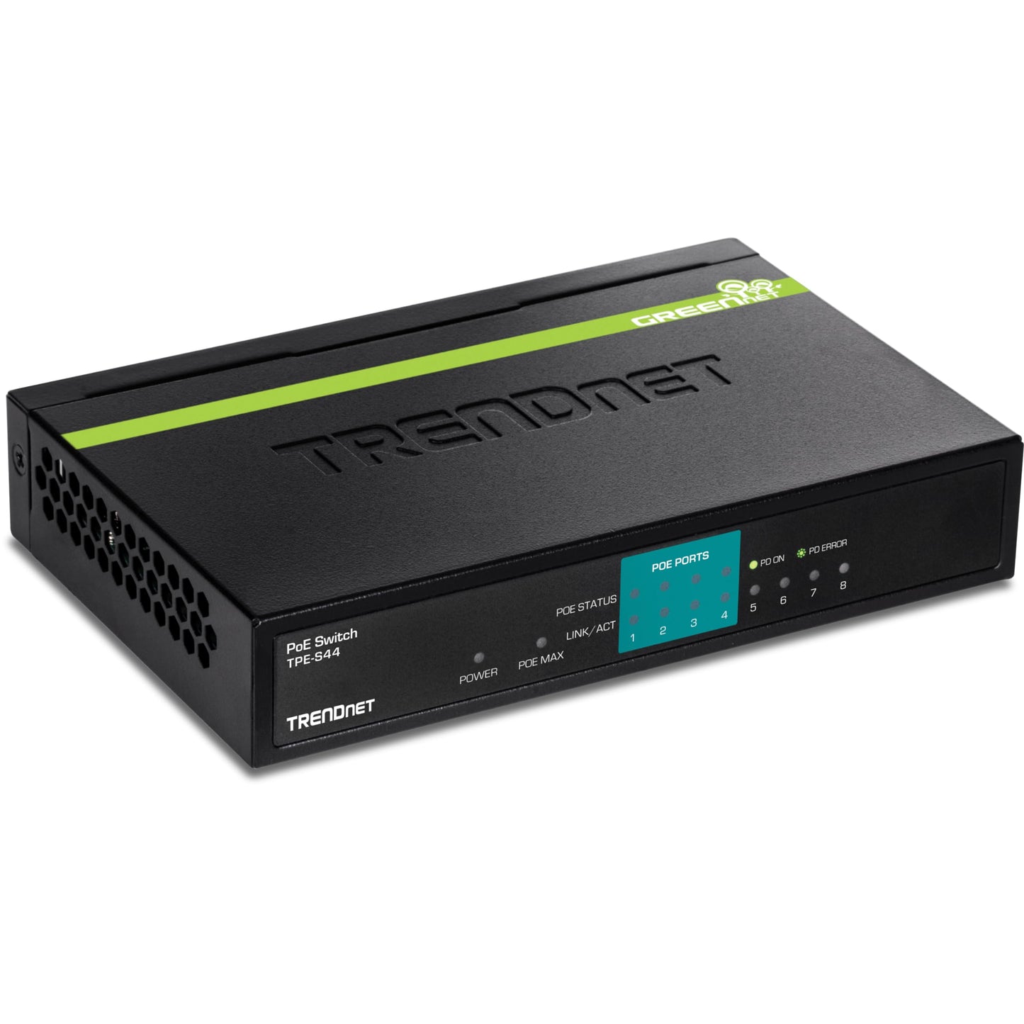 Commutateur Fast Ethernet 8 ports (4 PoE) TRENDNET TPE-S44