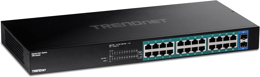 TRENDnet TPE-TG262 26-Port Gigabit PoE+ Switch, 380W, SFP, TAA