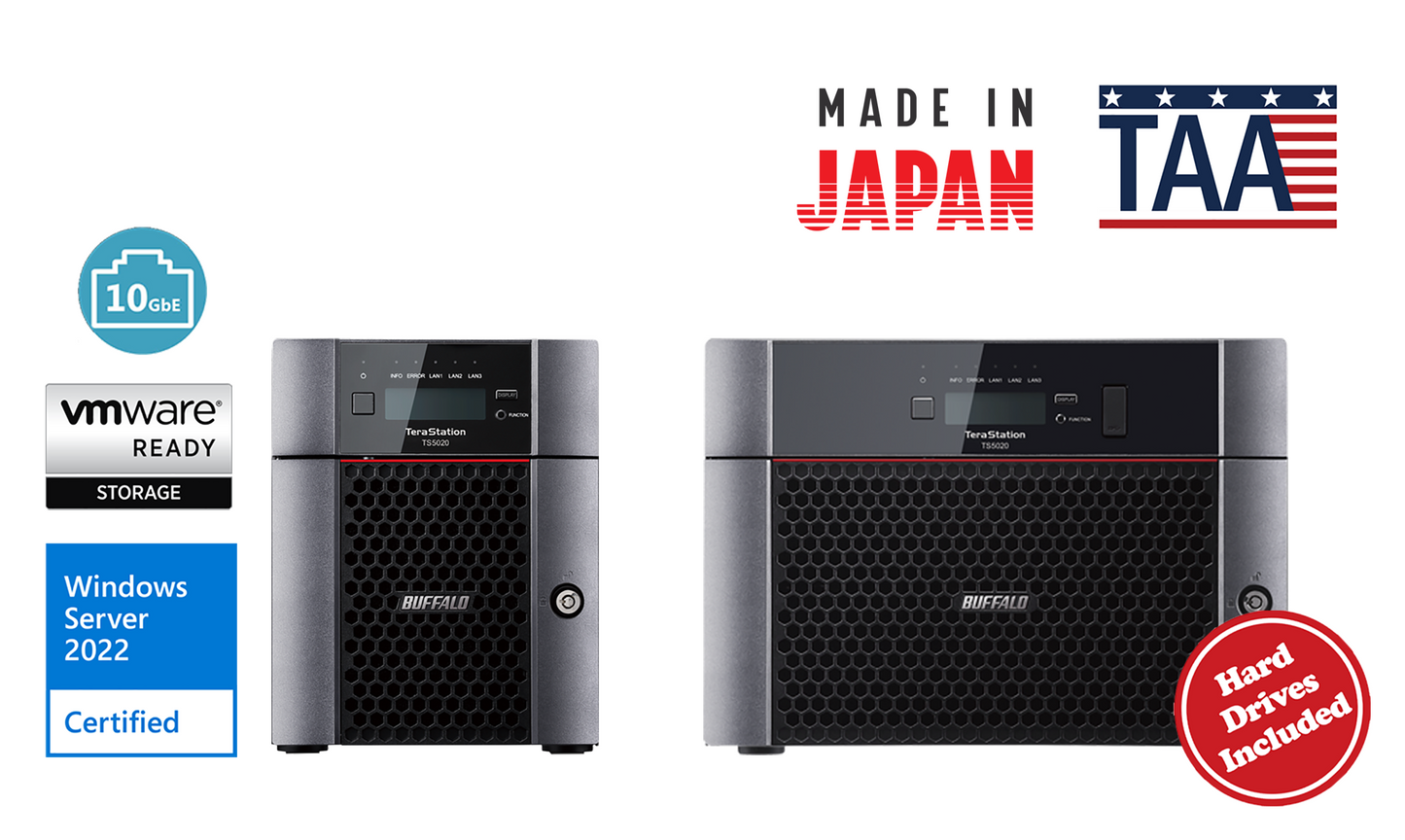 BUFFALO TERASTATION 5820DN NAS 48TB Desktop Storage