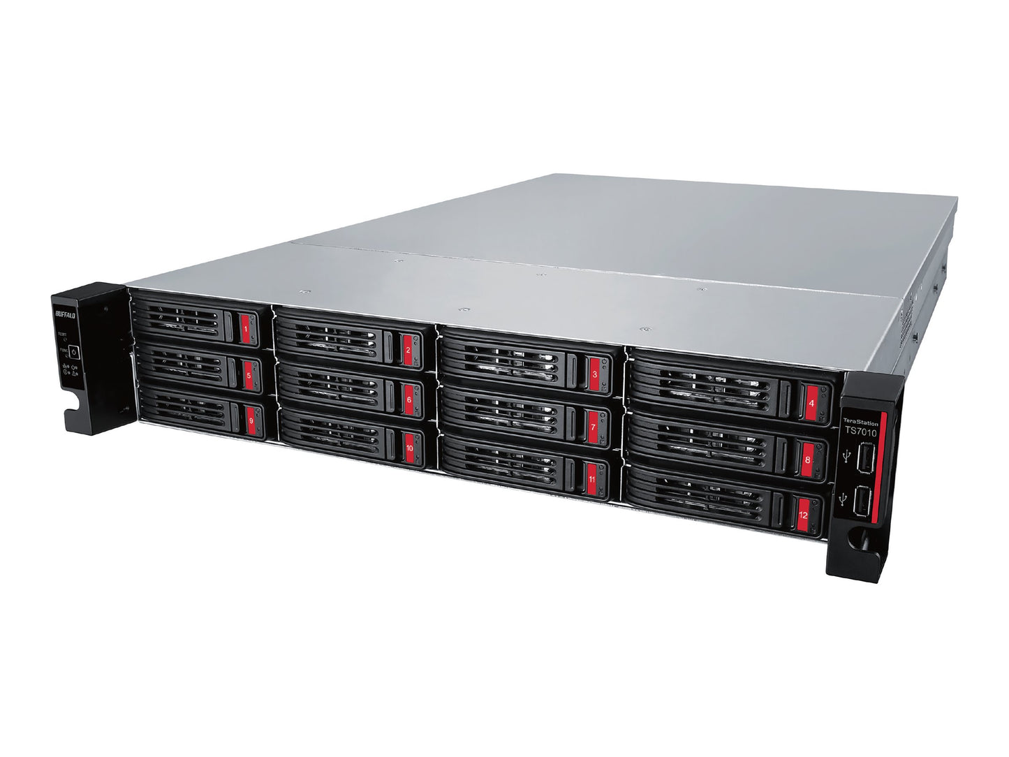 BUFFALO TeraStation 71210RH 80TB 12-Bay NAS Rackmount, Xeon, 16GB RAM