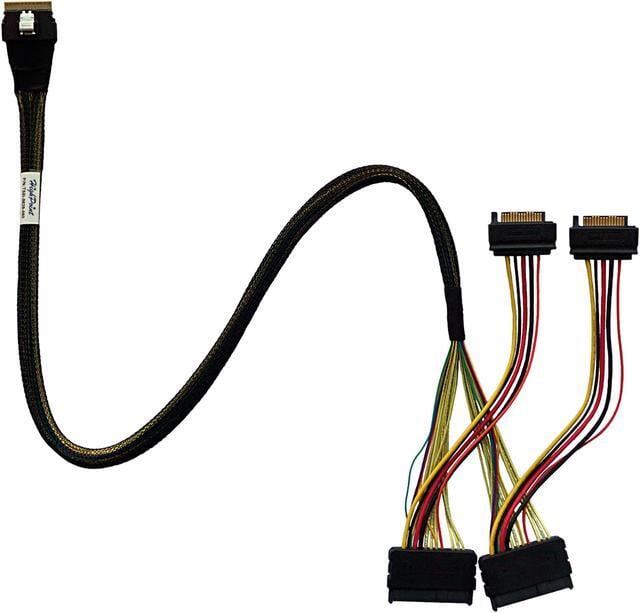 HighPoint TS8i-8639-060 0.6M SFF-8654 8i to SFF-8639 NVMe Cable