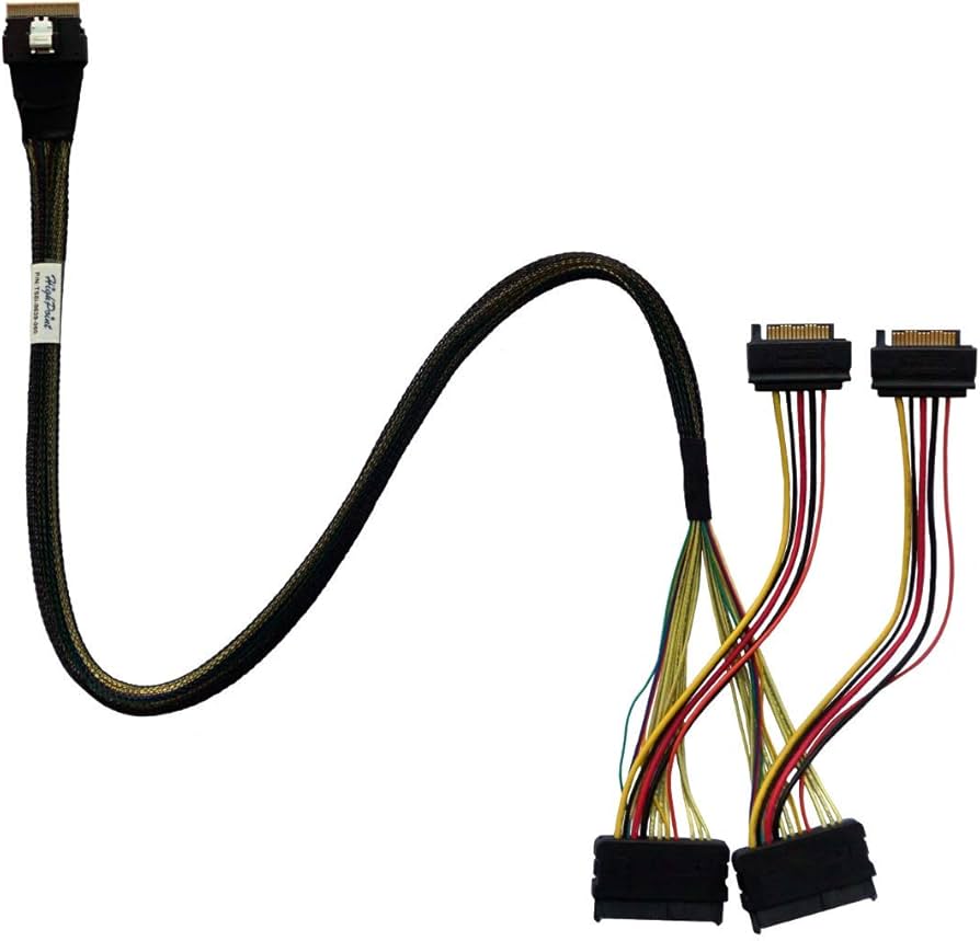 HighPoint TS8i-8639-060 0.6M SFF-8654 8i to SFF-8639 NVMe Cable