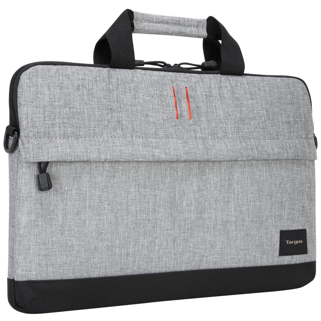 Sacoche de transport pour ordinateur portable Targus Strata Slipcase 15,6 pouces, couleur étain