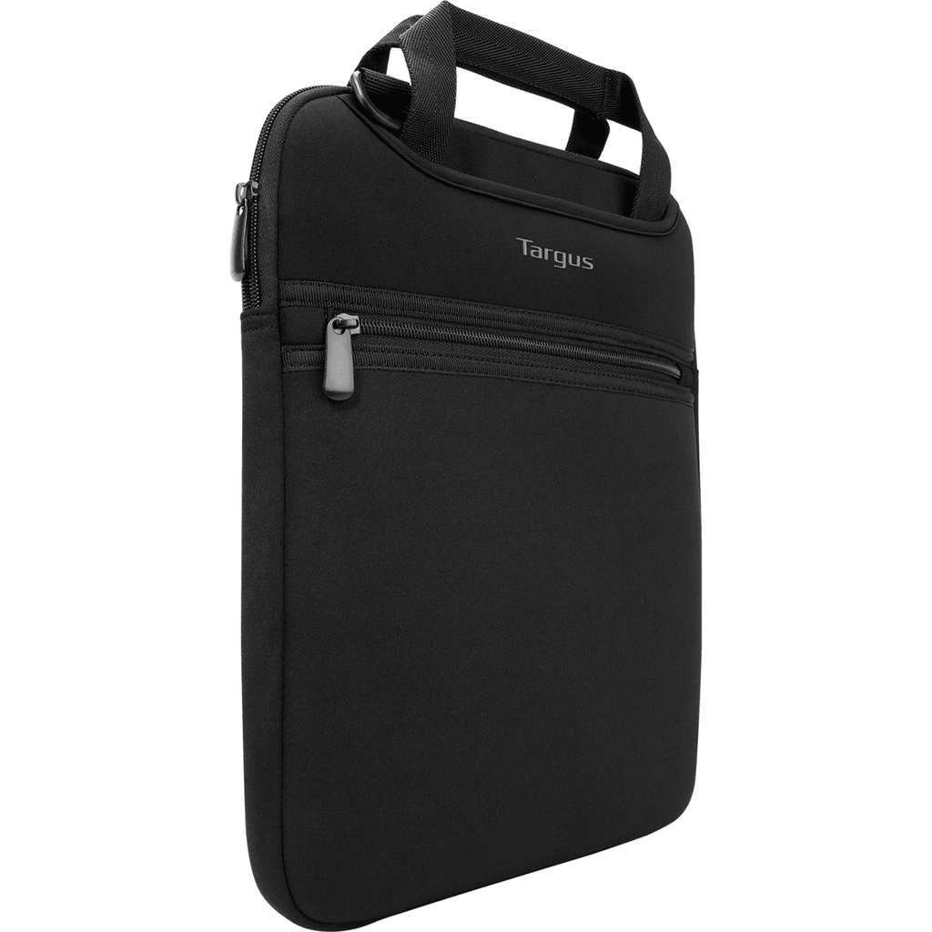 Étui vertical TARGUS avec poignées escamotables pour ordinateurs portables 12" - Noir