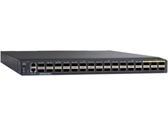 The Cisco UCS 6332 is a high-performance 1RU fabric interconnect engineered for scalable data center environments. Featuring 32 QSFP+ ports, it supports up to 40Gbps connectivity with an expansive 34-port configuration. With jumbo frame support (up to 9216 bytes) and a MAC address table of 32,000 entries, this switch is optimized for bandwidth-intensive applications.