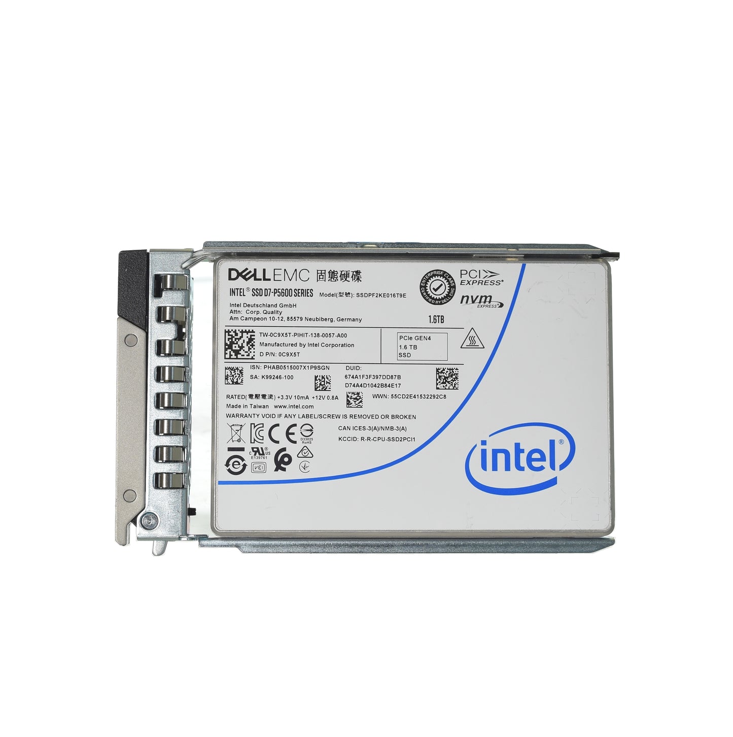 Cisco 3.2TB Intel P5600 U.2 NVMe SSD High Perf Medium Endurance
