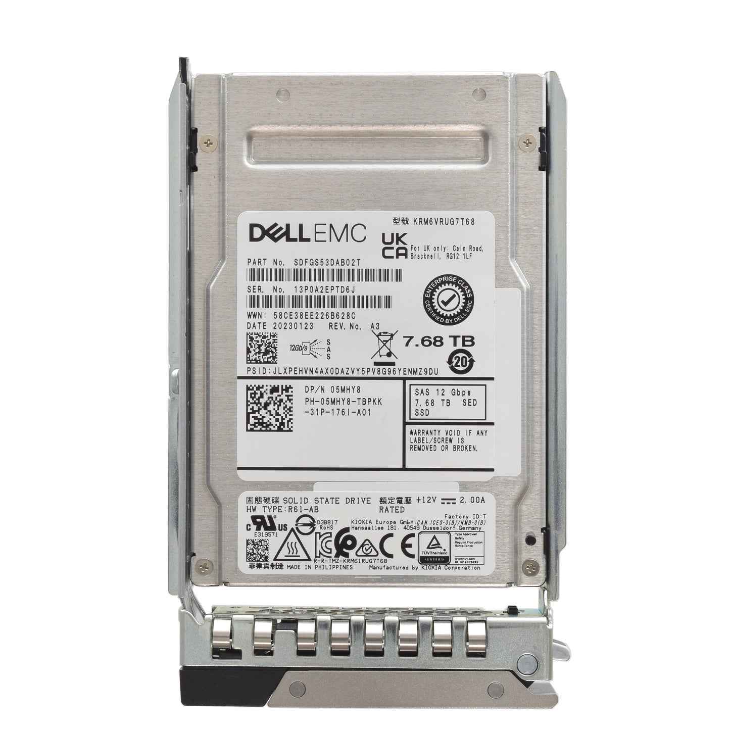 Disque SSD d'entreprise SATA CISCO 3,8 To 2,5 pouces (SED)