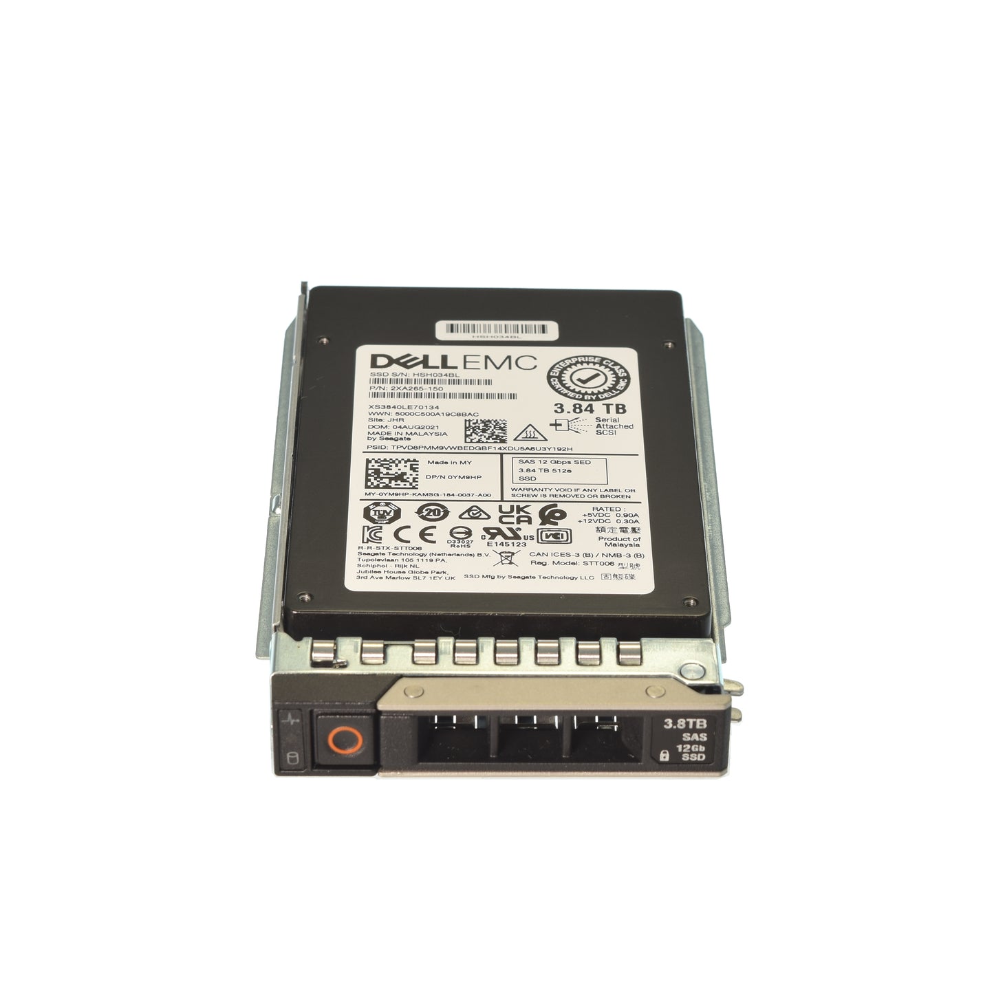Disque SSD d'entreprise SATA CISCO 3,8 To 2,5 pouces (SED)